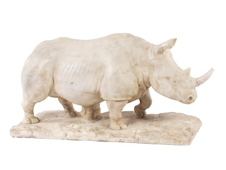 Skulptur eines Rhinozeros